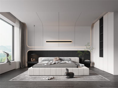 现代家居卧室-18%978477